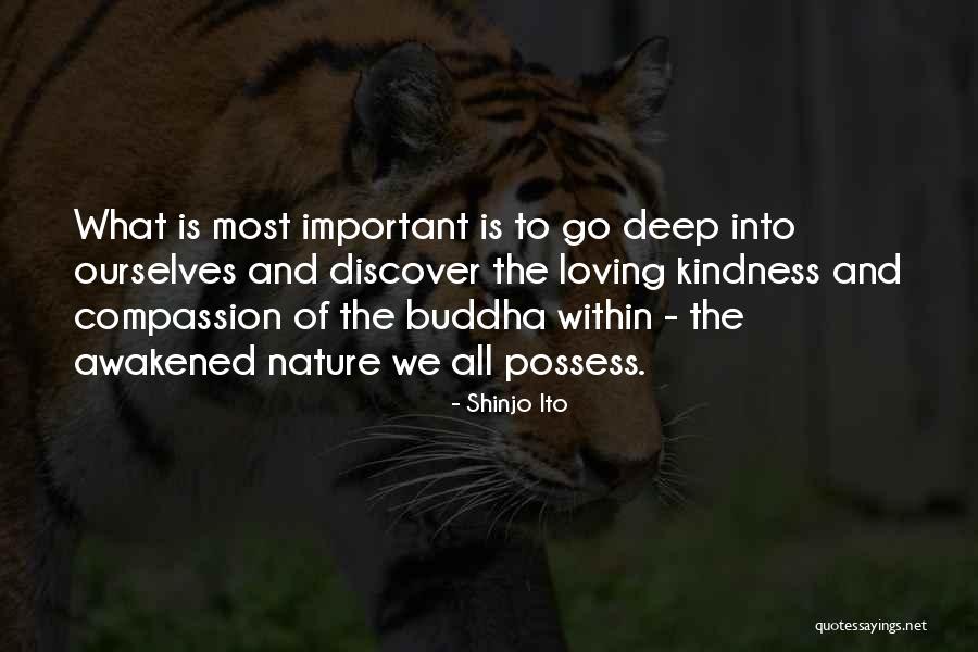 Loving Nature Quotes By Shinjo Ito