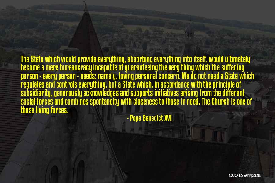 Loving One Person Quotes By Pope Benedict XVI