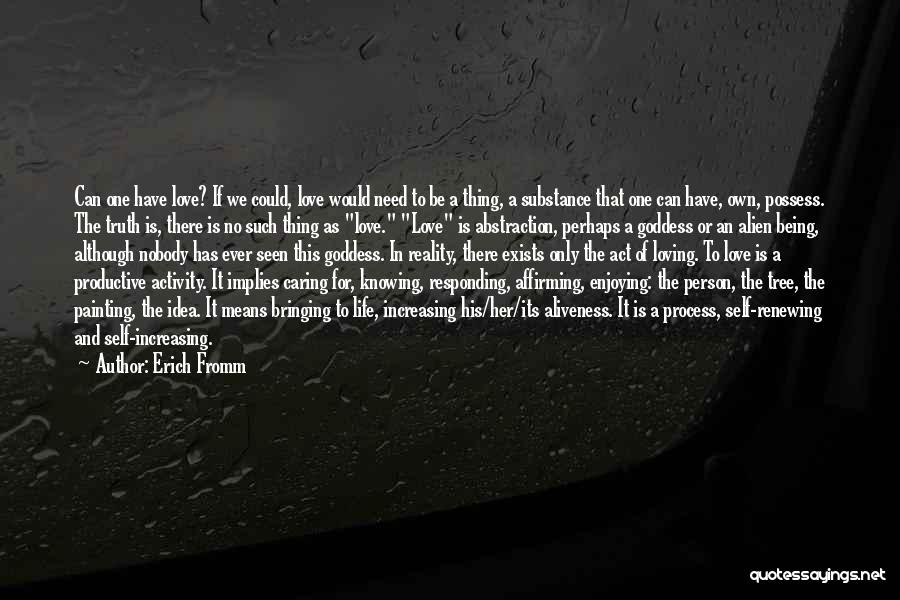 Loving One Self Quotes By Erich Fromm