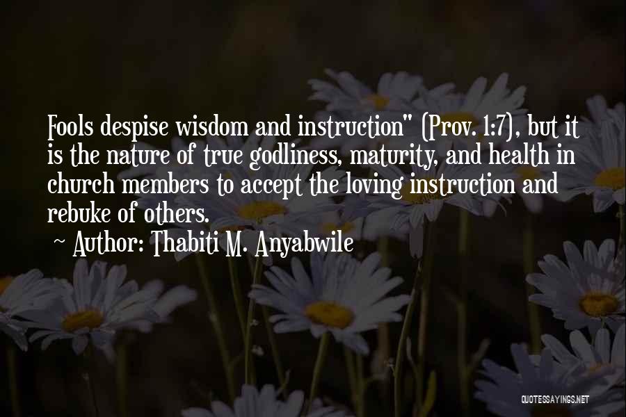 Loving Others Quotes By Thabiti M. Anyabwile