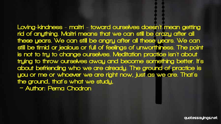 Loving Right Now Quotes By Pema Chodron