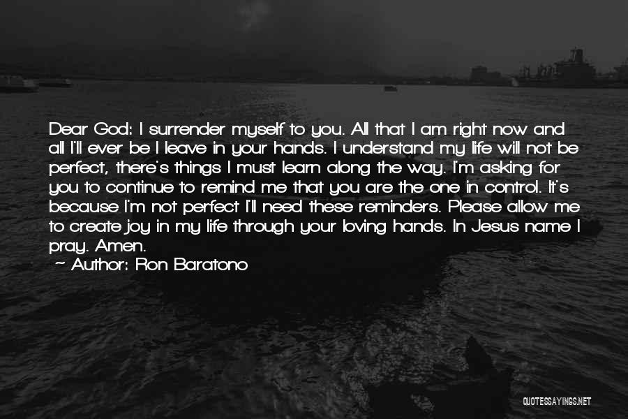 Loving Right Now Quotes By Ron Baratono