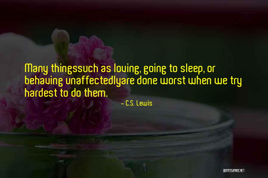 Loving Sleep Quotes By C.S. Lewis Loving Sleep Quotes By C.S. Lewis