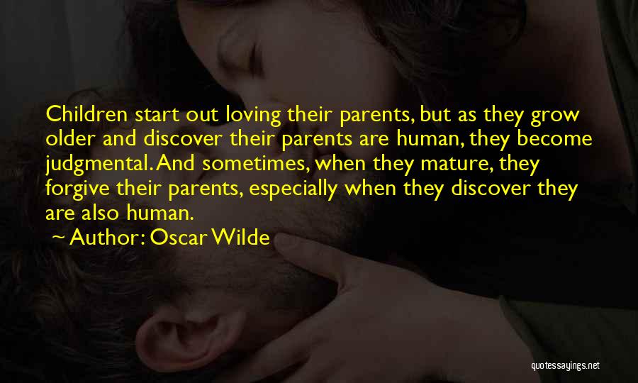 Loving Someone Older Than You Quotes By Oscar Wilde