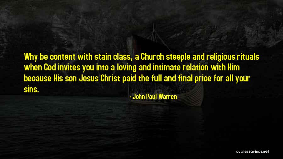 Loving Son Quotes By John Paul Warren