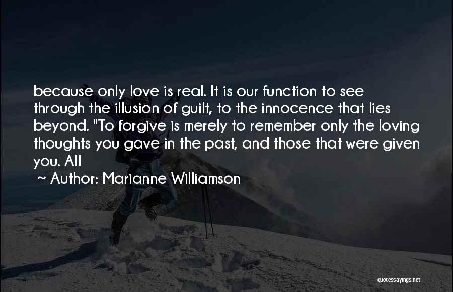 Loving Thoughts You Quotes By Marianne Williamson