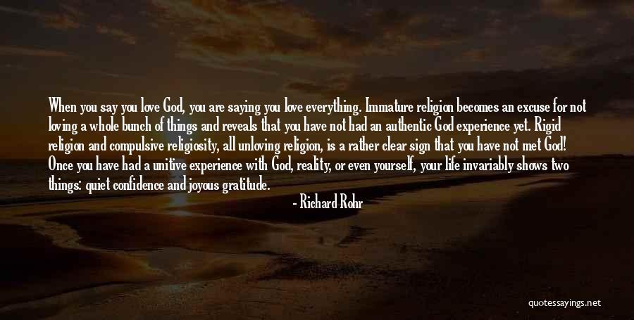 Loving Two Things Quotes By Richard Rohr Loving Two Things Quotes By Richard Rohr