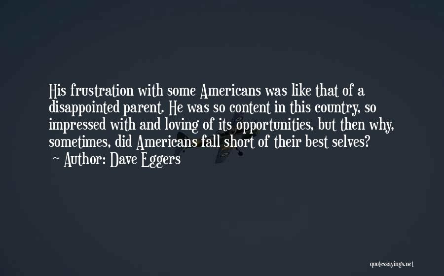 Loving Your Country Quotes By Dave Eggers