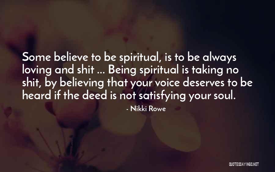 Loving Your Inner Self Quotes By Nikki Rowe