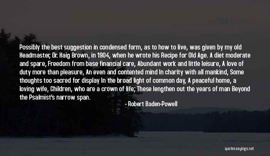 Loving Your Wife Quotes By Robert Baden-Powell Loving Your Wife Quotes By Robert Baden-Powell