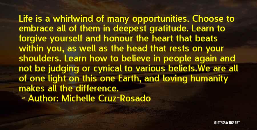 Loving Yourself And Life Quotes By Michelle Cruz-Rosado