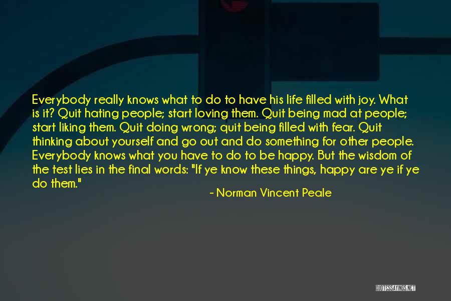 Loving Yourself And Life Quotes By Norman Vincent Peale