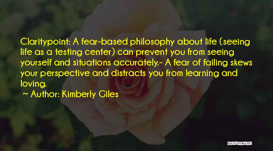 Loving Yourself And Your Life Quotes By Kimberly Giles