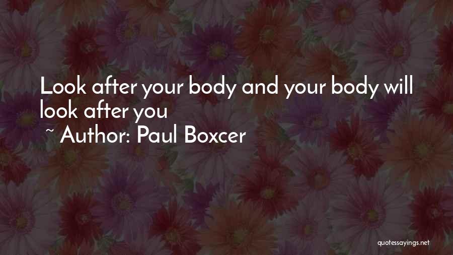 Low Back Pain Quotes By Paul Boxcer