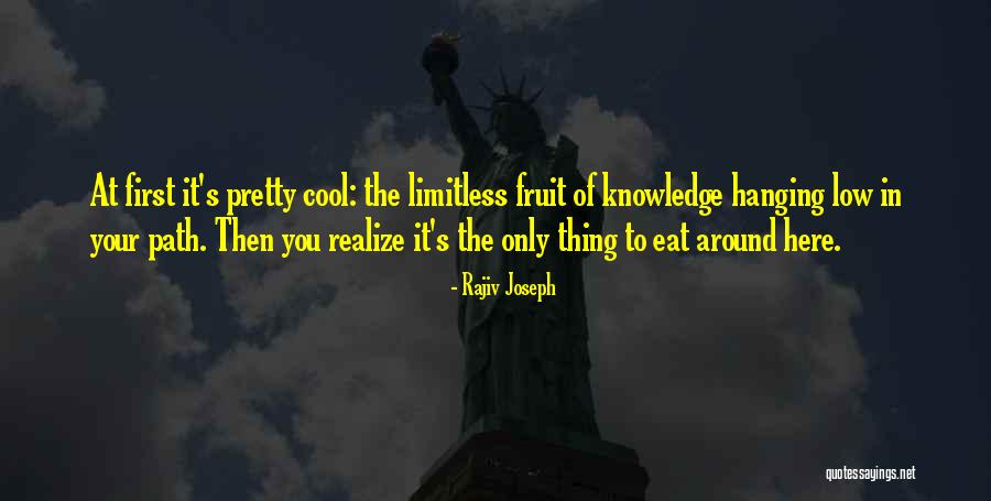 Low Hanging Fruit Quotes By Rajiv Joseph Low Hanging Fruit Quotes By Rajiv Joseph