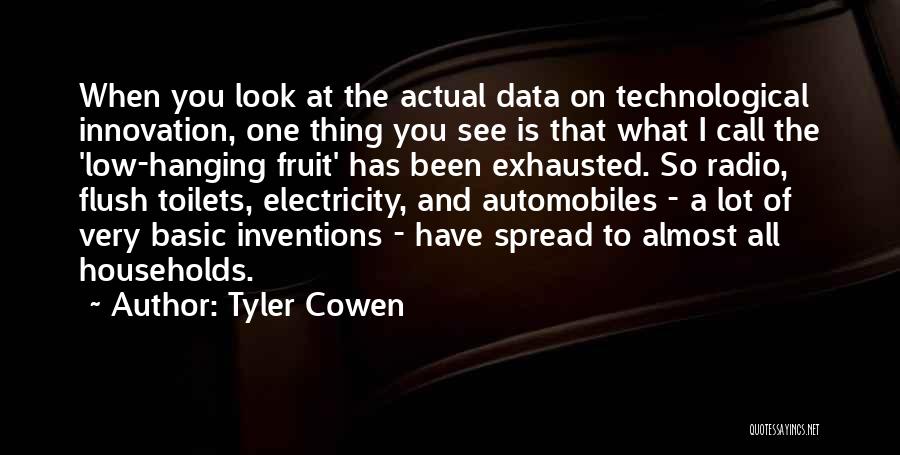 Low Hanging Fruit Quotes By Tyler Cowen