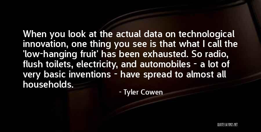 Low Hanging Fruit Quotes By Tyler Cowen