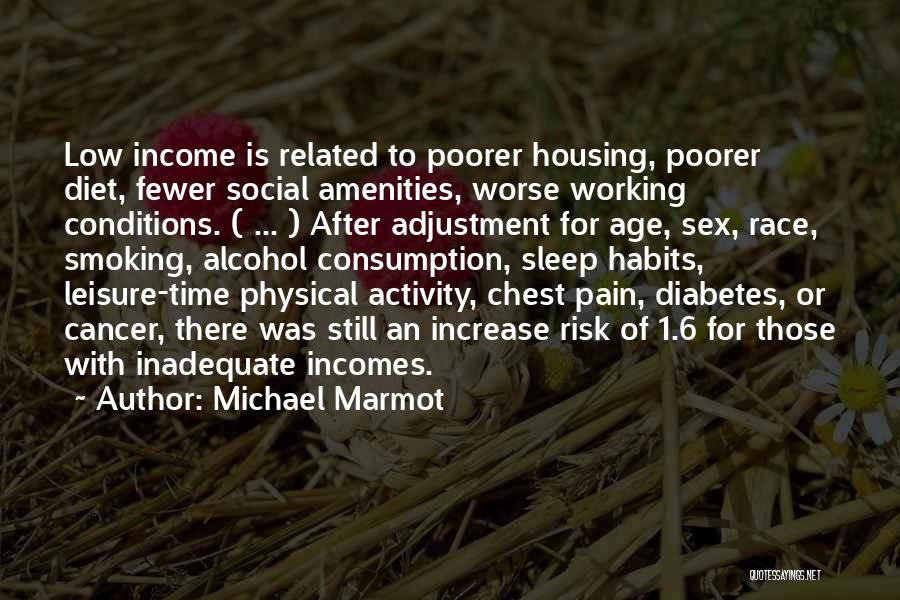 Low Income Housing Quotes By Michael Marmot