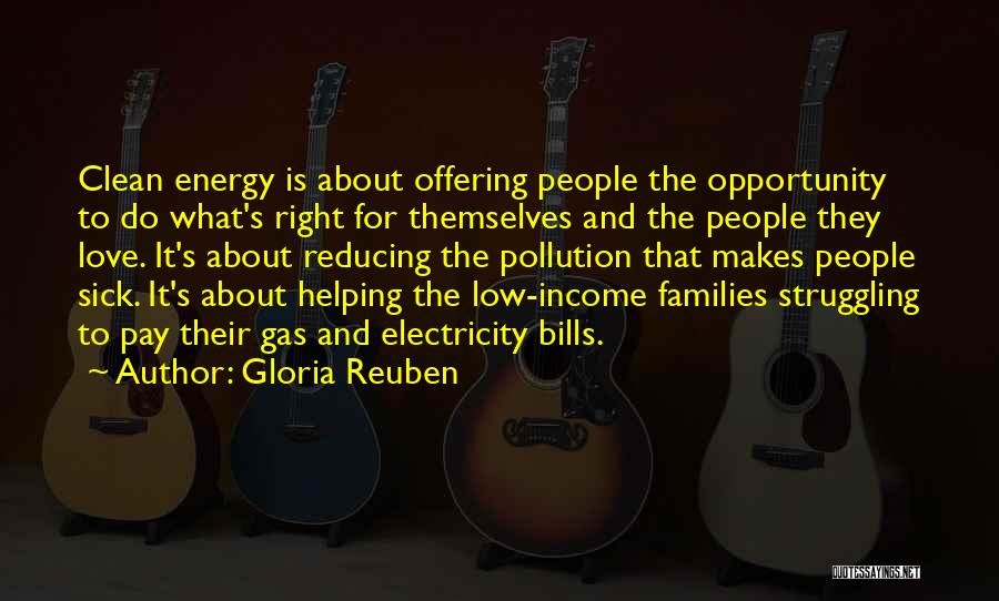 Low Income Quotes By Gloria Reuben