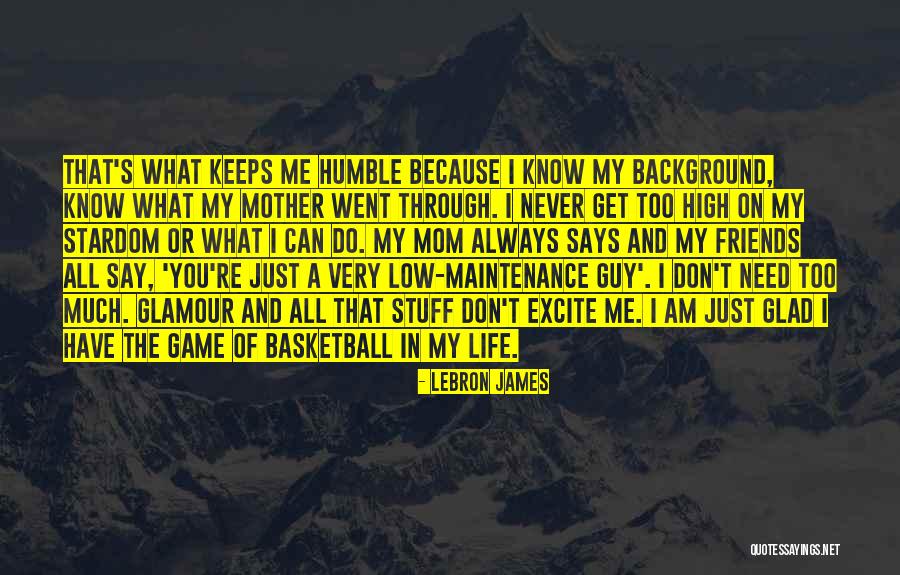 Low Maintenance Friends Quotes By LeBron James Low Maintenance Friends Quotes By LeBron James