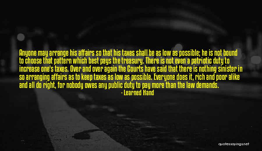 Low Pay Quotes By Learned Hand Low Pay Quotes By Learned Hand