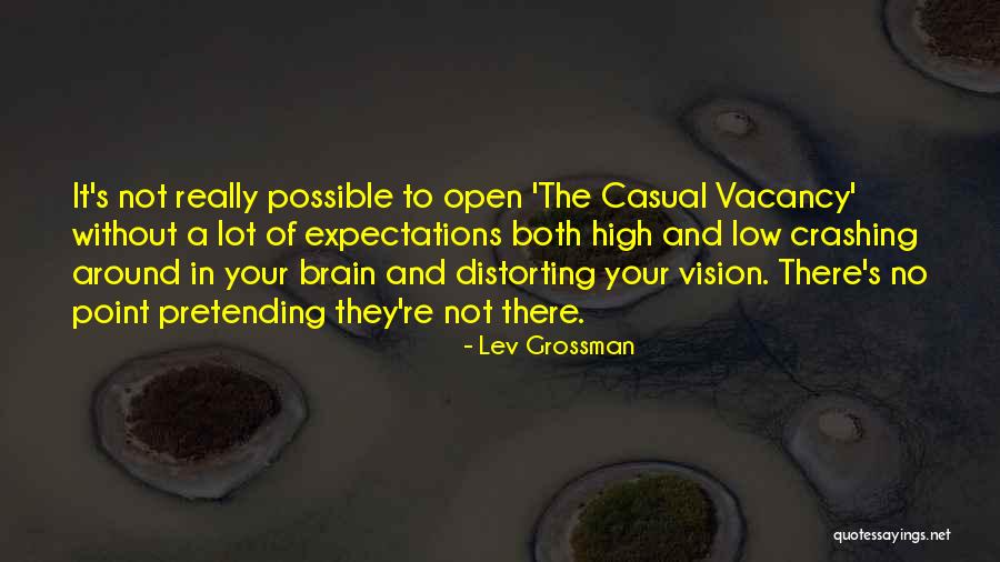 Low Vision Quotes By Lev Grossman