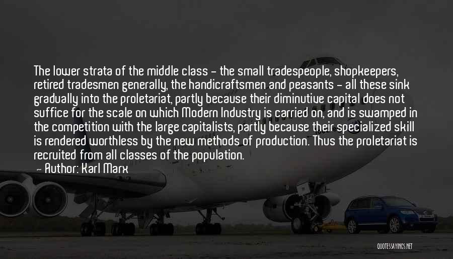 Lower Class Quotes By Karl Marx