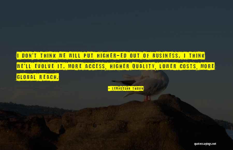 Lower Costs Quotes By Sebastian Thrun Lower Costs Quotes By Sebastian Thrun