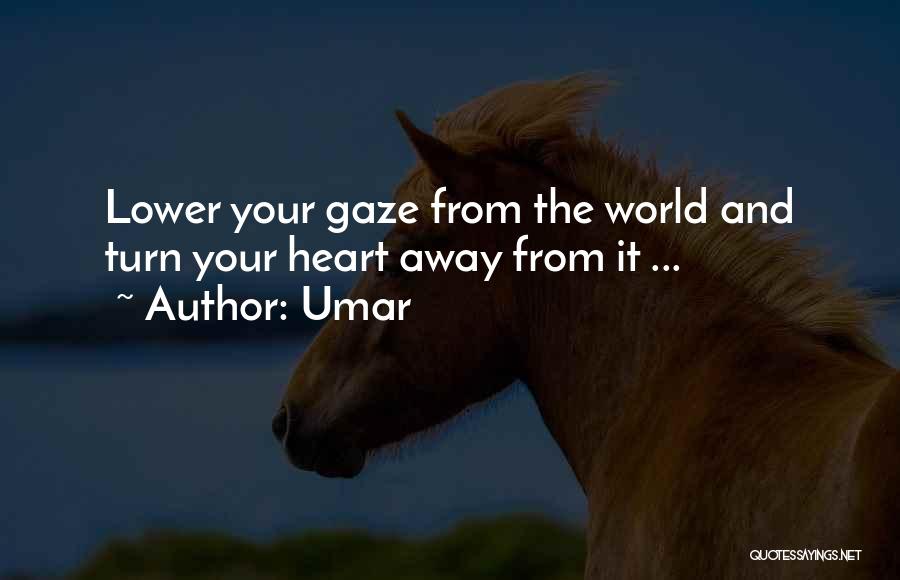 Lower Gaze Quotes By Umar