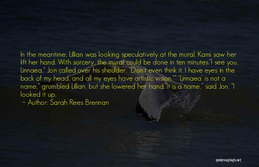 Lowered Eyes Quotes By Sarah Rees Brennan