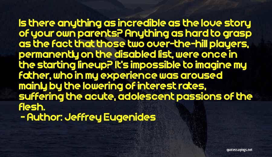 Lowering Quotes By Jeffrey Eugenides