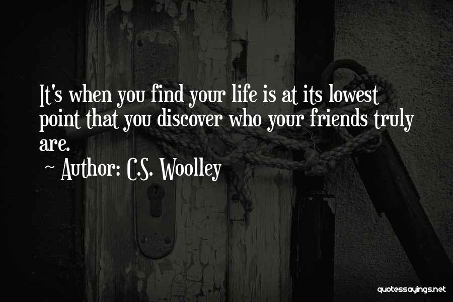 Lowest Of Lows Quotes By C.S. Woolley