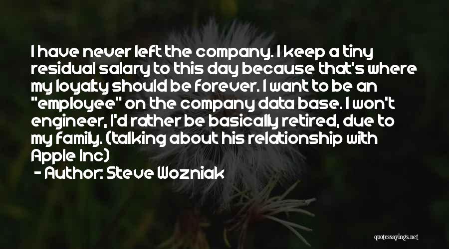 Loyalty And Relationship Quotes By Steve Wozniak