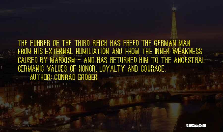 Loyalty Is Returned Quotes By Conrad Grober