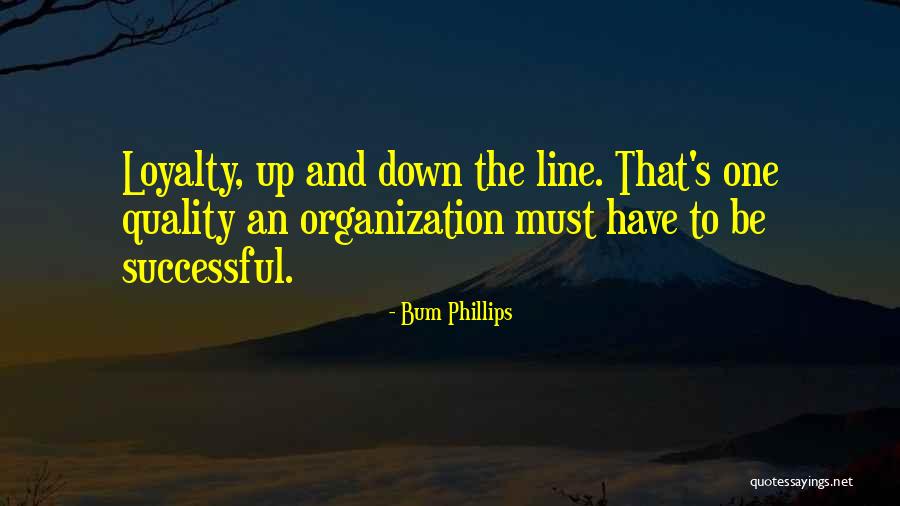 Loyalty One Line Quotes By Bum Phillips