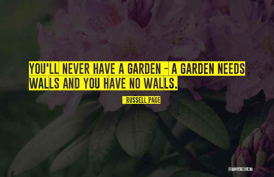 Lself Help Quotes By Russell Page Lself Help Quotes By Russell Page
