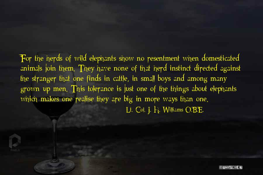 Lt.-Col. J. H. Williams O.B.E. Quotes 1669761