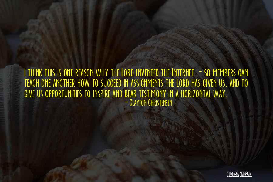 Ltas Spuc Quotes By Clayton Christensen Ltas Spuc Quotes By Clayton Christensen