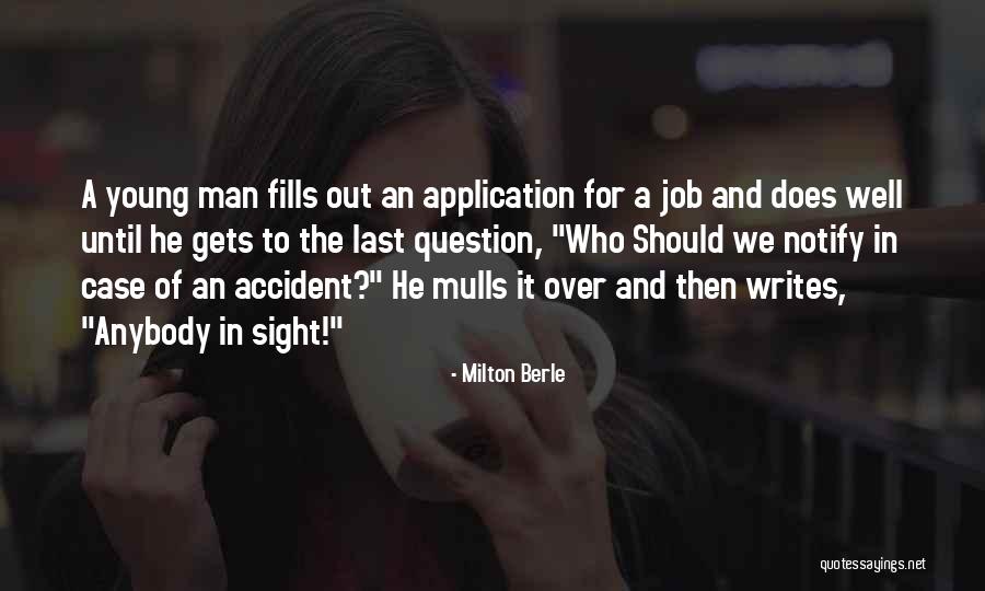 Lual Cinder Quotes By Milton Berle Lual Cinder Quotes By Milton Berle