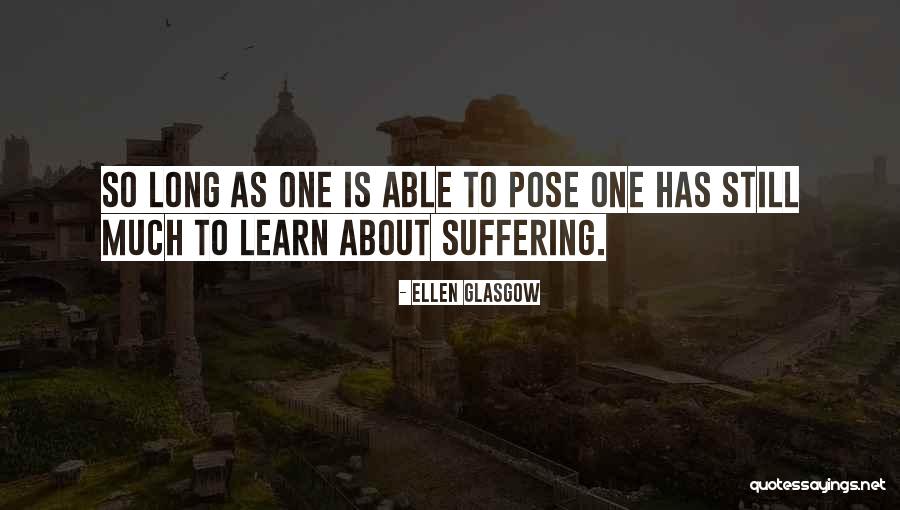 Luata Massage Quotes By Ellen Glasgow