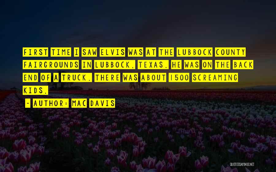 Lubbock Quotes By Mac Davis