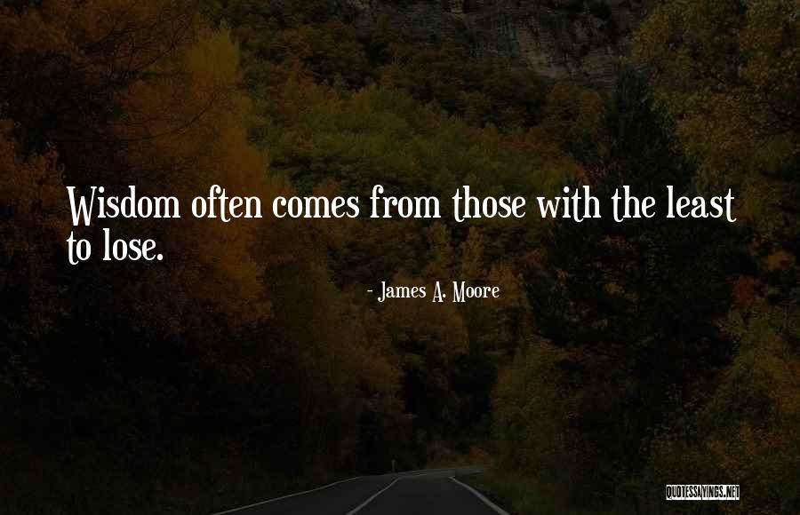 Lubish Quotes By James A. Moore