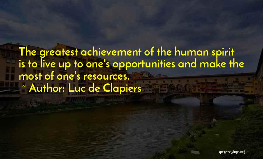 Luc De Clapiers Quotes 892882