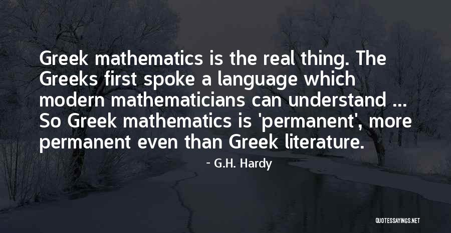 Luchen Quotes By G.H. Hardy Luchen Quotes By G.H. Hardy