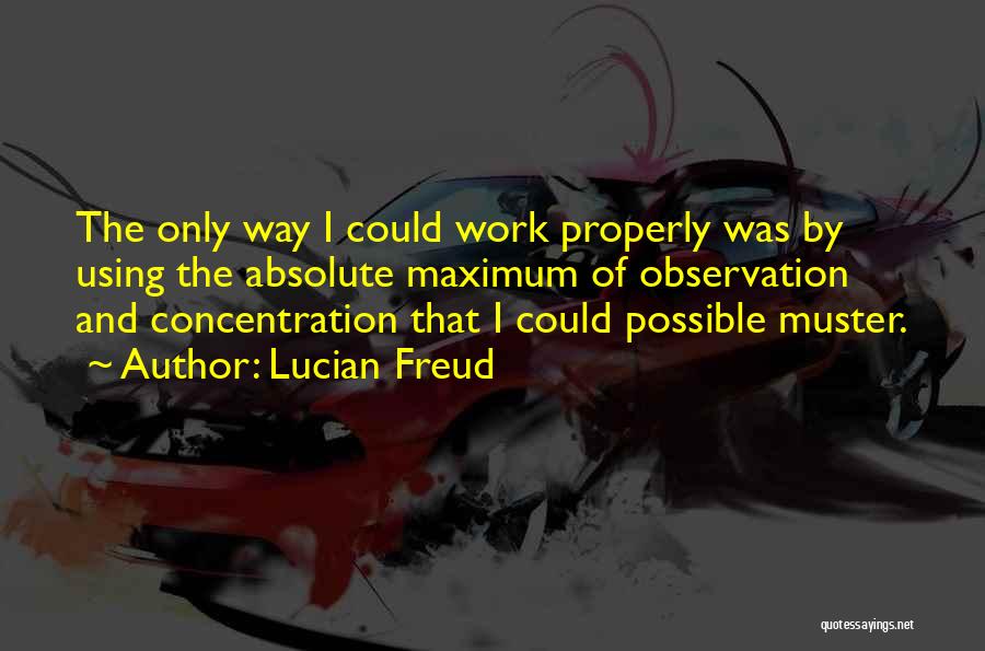 Lucian Freud Quotes 904633