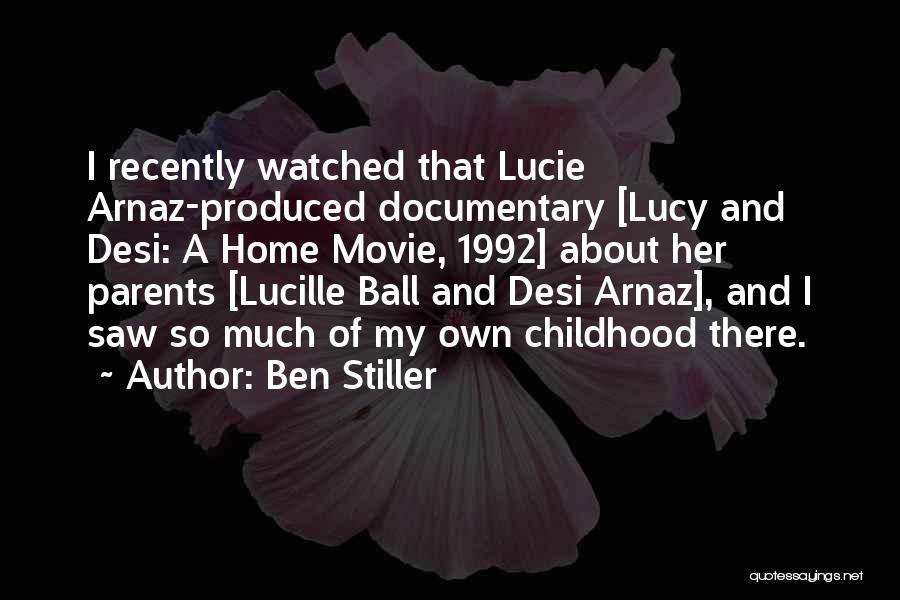 Lucie Quotes By Ben Stiller