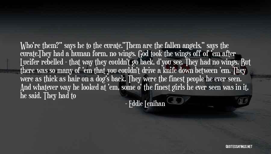 Lucifer Fallen Angel Quotes By Eddie Lenihan