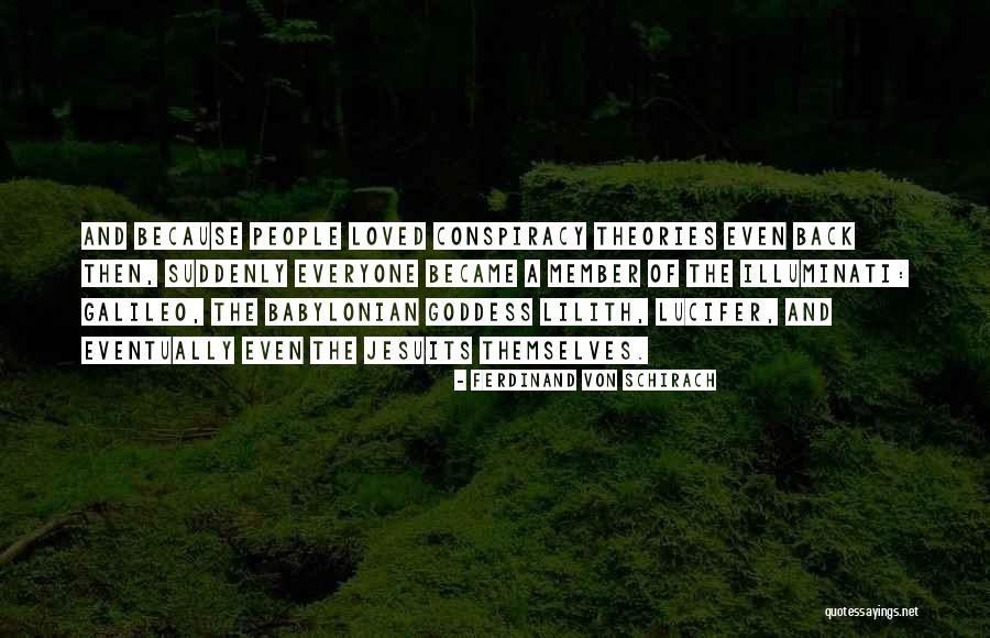 Lucifer Lilith Quotes By Ferdinand Von Schirach Lucifer Lilith Quotes By Ferdinand Von Schirach