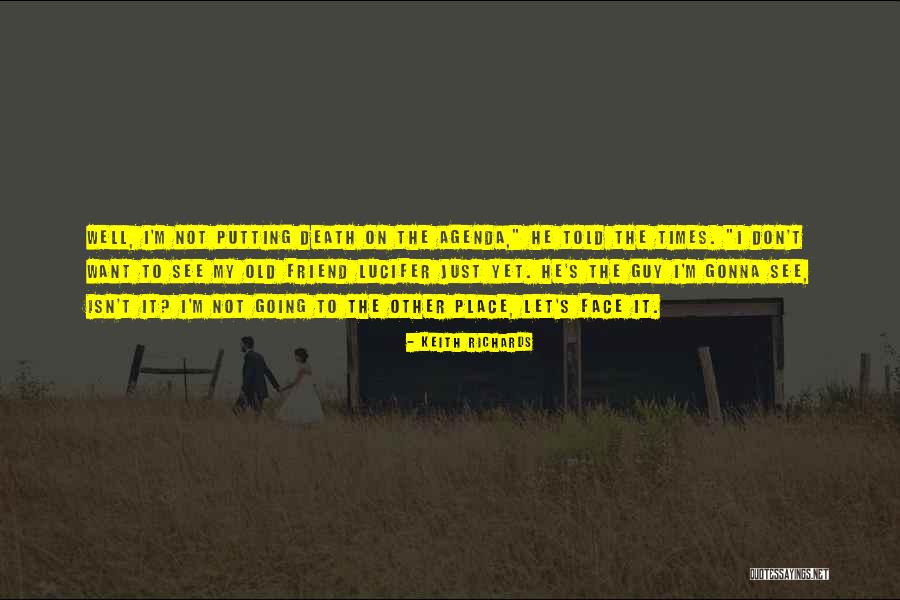 Lucifer's Quotes By Keith Richards Lucifer's Quotes By Keith Richards