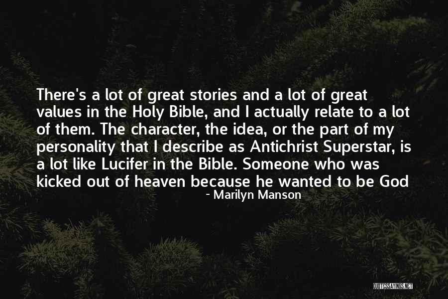 Lucifer's Quotes By Marilyn Manson